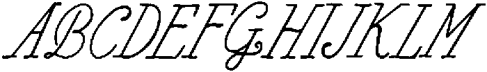 TheCouturier Bold otf (700) Font UPPERCASE