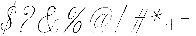 TheCouturier Ink otf (400) Font OTHER CHARS