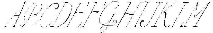 TheCouturier Regular otf (400) Font UPPERCASE