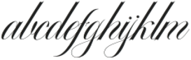 TheDellgado otf (400) Font LOWERCASE