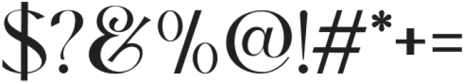 TheExecutiveCasual-Serif otf (400) Font OTHER CHARS