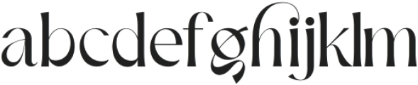 TheExecutiveCasual-Serif otf (400) Font LOWERCASE