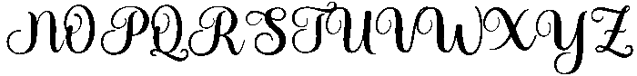 TheGardeniaScript otf (400) Font UPPERCASE