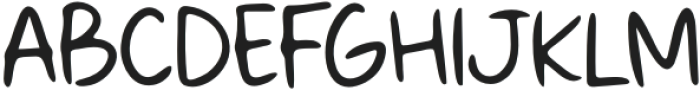 TheGiggleRegular otf (400) Font UPPERCASE