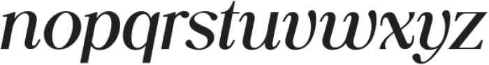 TheHeritageLegacy Medium Italic otf (500) Font LOWERCASE