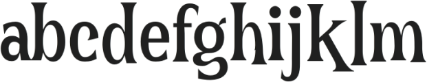 TheHoca-Regular otf (400) Font LOWERCASE