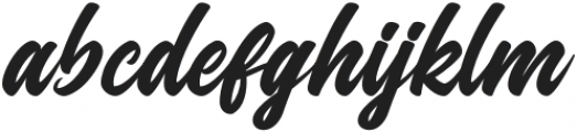 TheHometown otf (400) Font LOWERCASE