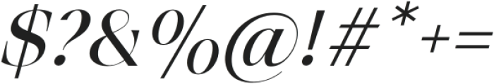 TheHourseSerif-Italic otf (400) Font OTHER CHARS