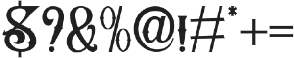 TheLandike-Regular otf (400) Font OTHER CHARS