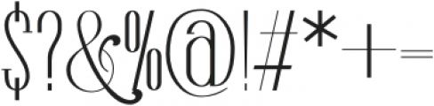 TheLingke-Regular otf (400) Font OTHER CHARS