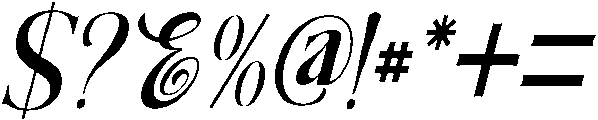 TheNewMemoryHeightSlant-Reg otf (400) Font OTHER CHARS