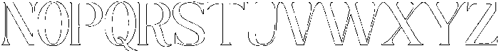 TheNewMemoryOutline-Regular otf (400) Font UPPERCASE