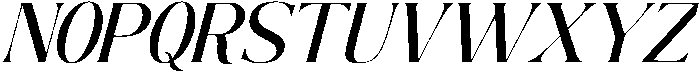 TheNewMemorySlant-Regular otf (400) Font UPPERCASE