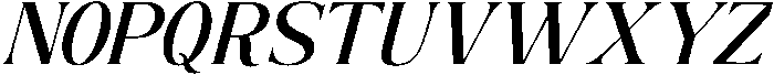 TheNewMemoryWeightSlant-Reg otf (400) Font UPPERCASE