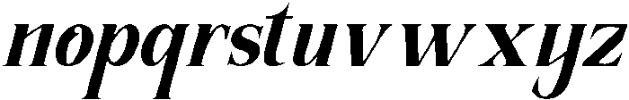 TheNewMemoryWeightSlant-Reg otf (400) Font LOWERCASE