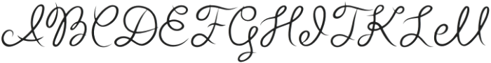 TheNightBefore-Slanted otf (400) Font UPPERCASE