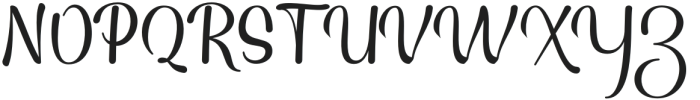 TheNightfall otf (400) Font UPPERCASE