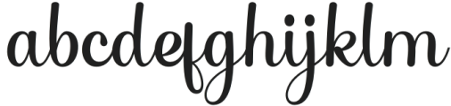 TheNightfall otf (400) Font LOWERCASE