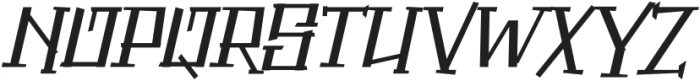 ThePowerOfFear-Italic otf (400) Font UPPERCASE