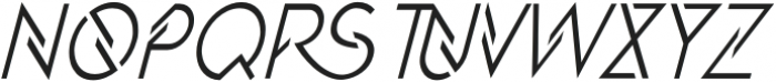 TheQueensGambit-Italic otf (400) Font UPPERCASE