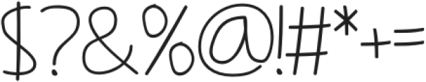 TheQundies-Regular otf (400) Font OTHER CHARS