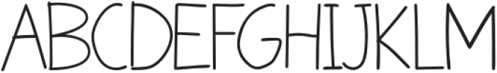 TheQundies-Regular otf (400) Font UPPERCASE