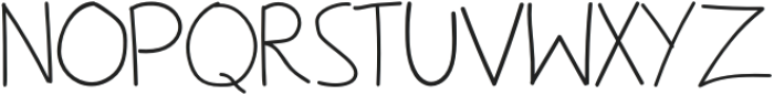 TheQundies-Regular otf (400) Font UPPERCASE