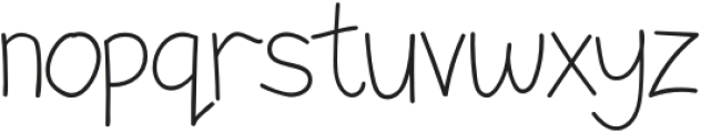 TheQundies-Regular otf (400) Font LOWERCASE