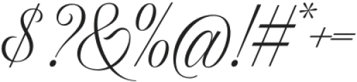 TheRautine-Regular otf (400) Font OTHER CHARS