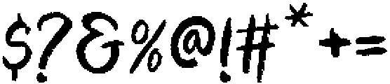 TheScrumbleHandwritten-Reg otf (400) Font OTHER CHARS
