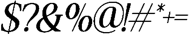 TheSnuffleSolstice-Italic otf (400) Font OTHER CHARS