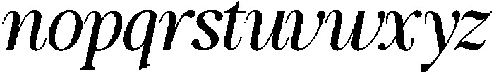 TheSnuffleSolstice-Italic otf (400) Font LOWERCASE