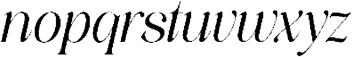 TheStarlyEthical-Italic otf (400) Font LOWERCASE