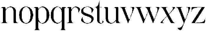 TheStarlyEthical-Regular otf (400) Font LOWERCASE