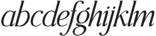 TheSunshineDisplayItalic-Reg otf (400) Font LOWERCASE