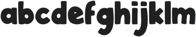 TheTebal-Regular otf (400) Font LOWERCASE
