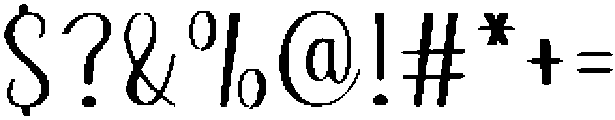TheTogether Regular otf (400) Font OTHER CHARS