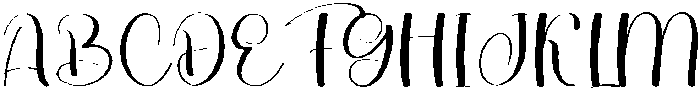 TheTogether Regular otf (400) Font UPPERCASE