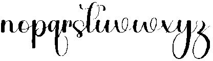 TheTogether Regular otf (400) Font LOWERCASE