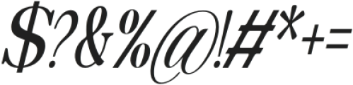 TheVelmira-Italic otf (400) Font OTHER CHARS