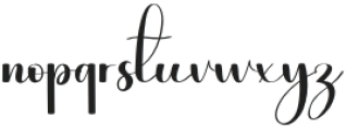 TheWedding Signature Regular otf (400) Font LOWERCASE