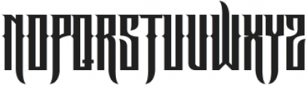 TheWitchRegular otf (400) Font UPPERCASE