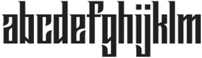 TheWitchRegular otf (400) Font LOWERCASE