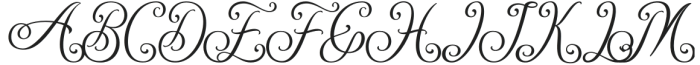 Theader-Regular otf (400) Font UPPERCASE