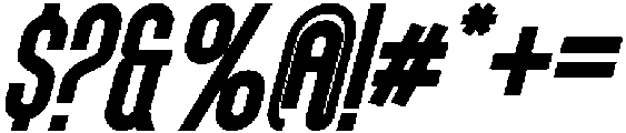 Theatrical Composition Bold Italic otf (700) Font OTHER CHARS