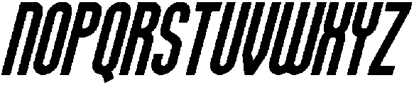 Theatrical Composition Bold Italic otf (700) Font UPPERCASE