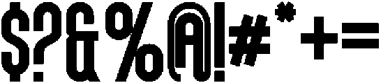 Theatrical Composition Bold otf (700) Font OTHER CHARS