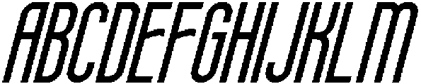Theatrical Composition Light Italic otf (300) Font UPPERCASE