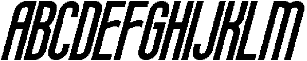 Theatrical Composition Regular Italic otf (400) Font UPPERCASE