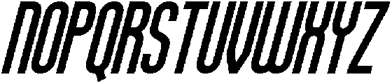 Theatrical Composition Regular Italic otf (400) Font UPPERCASE